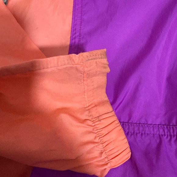 Columbia Half Zip Windbreaker Spring Jacket Girl's Size Large 14/16 - Picture 4 of 9